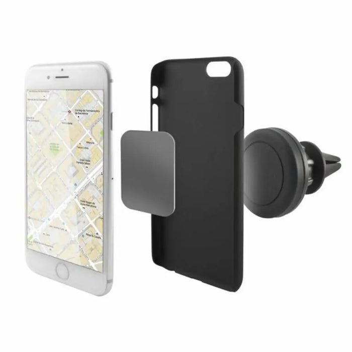 Magnetic Mobile Phone Holder for Car KSIX 360º Black - Електроника GPS и Автомобил<<<Компютри|