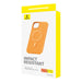 Magnetic Phone Case for iPhone 15 Baseus Fauxther Series (Orange) - Protective cases for smartphones<<<Cases<<<GSM