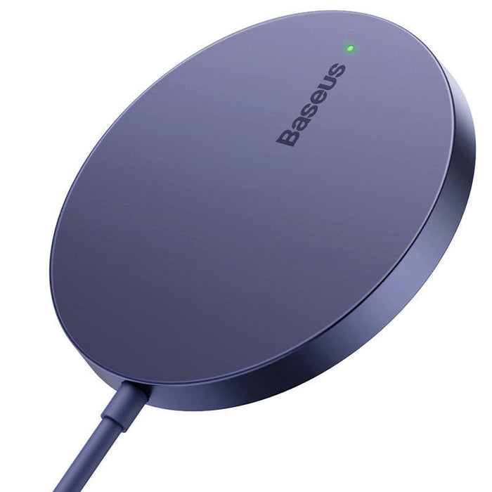 Magnetic Wireless Charger Baseus Simple Mini3 15W (Dusty purple) - Wireless chargers<<<Chargers<<<GSM