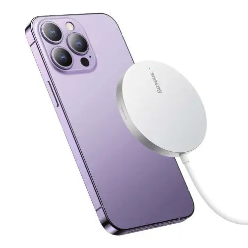 Magnetic Wireless Charger Baseus Simple Mini3 15W (Silver) - Wireless Charger<<<Accessories<<<Основна<<<DunaXML&&&Cell