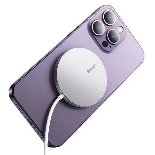 Magnetic Wireless Charger Baseus Simple Mini3 15W (Silver) - Wireless Charger<<<Accessories<<<Основна<<<DunaXML&&&Cell