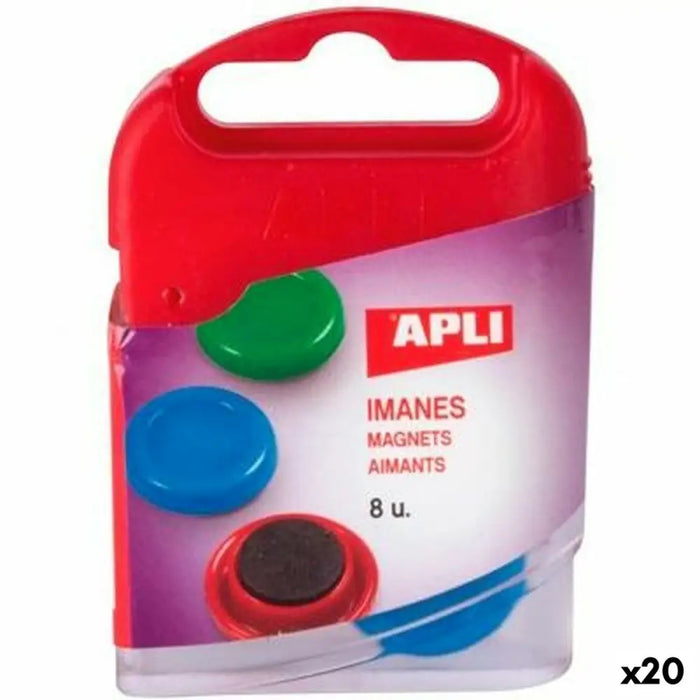 Magnets Apli Ø 2 cm 8 Pieces (20 Units) - Други артикули за декорация<<<Декорация и Осветление<<<Дом Градина<<<BigBuy