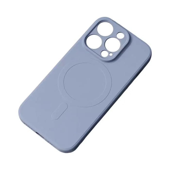 MagSafe Compatible Silicone Case for iPhone 15 Pro Silicone Case - Gray - Cell phone cases and covers<<<HurtelXML