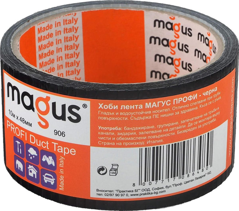HOBBY TAPE MAGUS PROFI 10M/48MM - BLACK