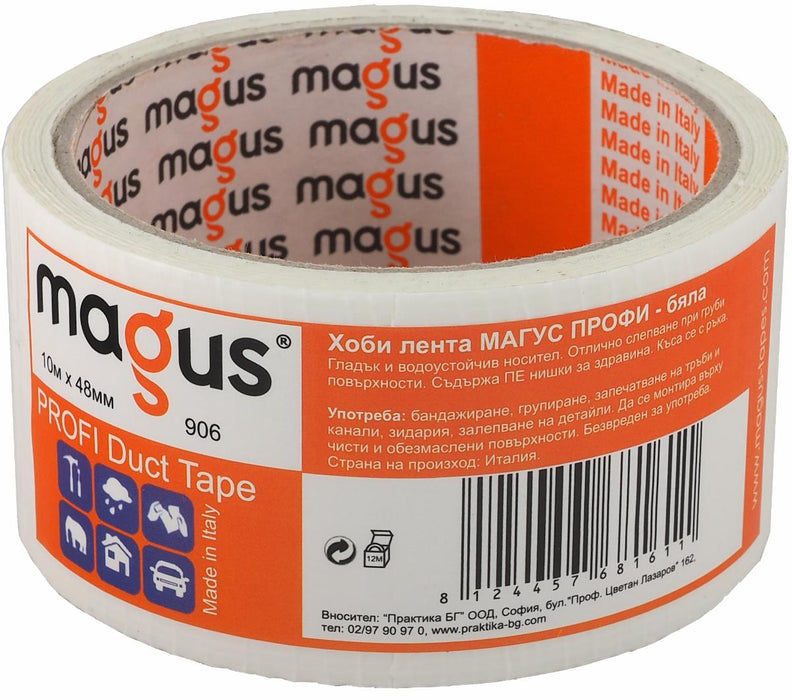 MAGUS HOBBY TAPE 10M/48MM - WHITE