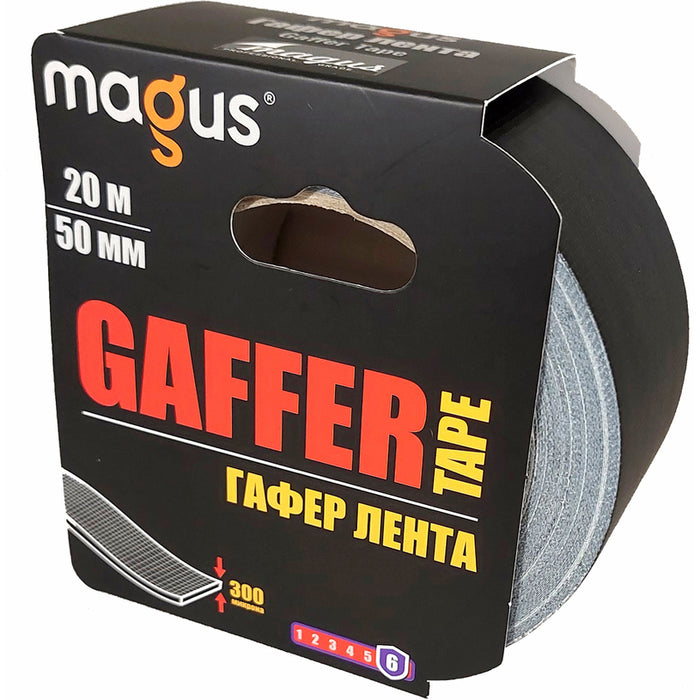 GAFFLER TAPE BLACK 20M / 50MM MAGUS