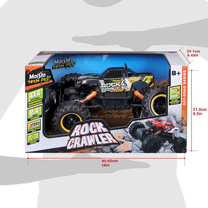 MAISTO TECH Jeep Rock Crawler R/C Black