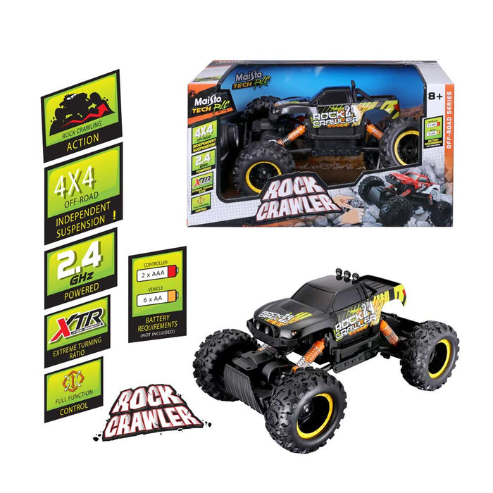 MAISTO TECH Jeep Rock Crawler R/C Black