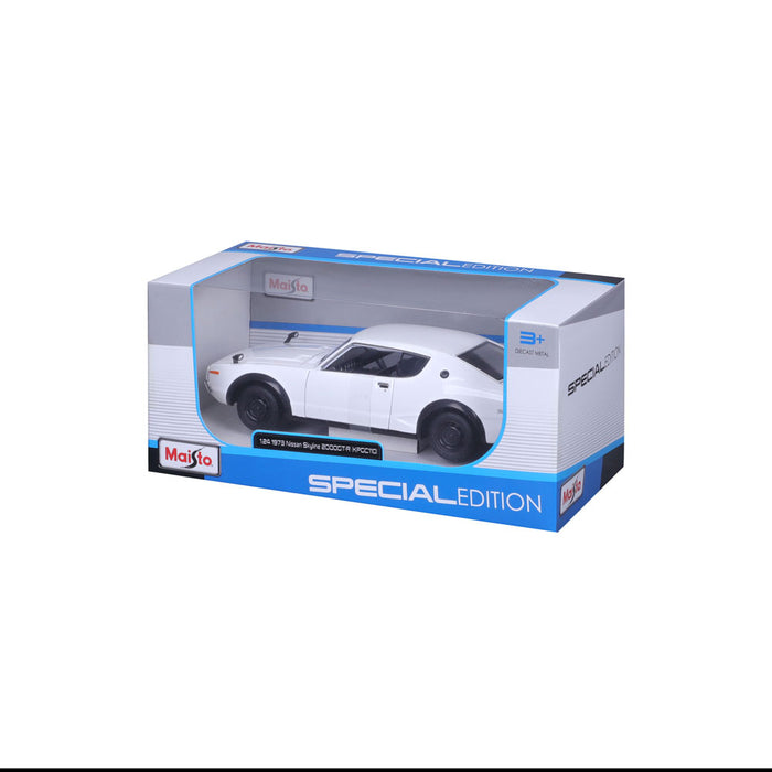 Кола Maisto Special Edition - 1973 Nissan Skyline 2000GT-R, 1:24, бяла