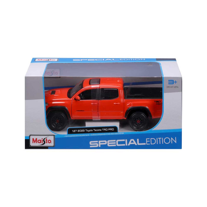 Maisto Special Edition metal pickup truck - 2023 Toyota Tacoma, 1:27, orange
