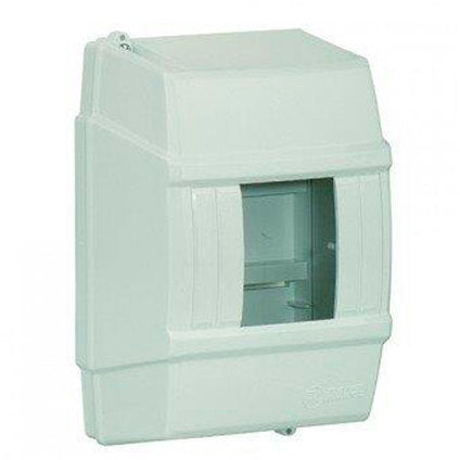 APARTMENT PANEL, SURFACE MOUNTING, 4 MODULES (BOX) MAKEL with transparent door
