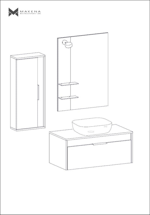 CABINET WITH DELTA SINK