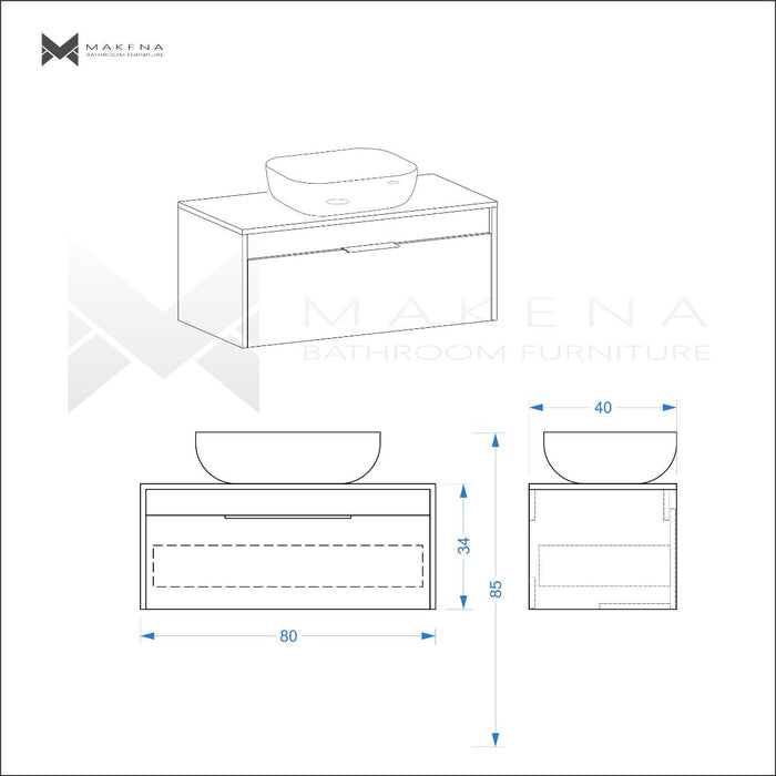 CABINET WITH DELTA SINK