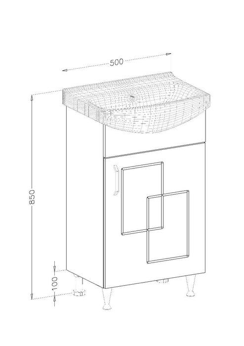 BASE CABINET ILINA 50