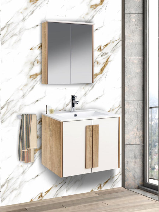 TOP CABINET WITH MIRROR AMARETO