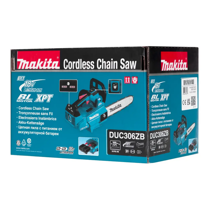 Makita DUC306ZB chainsaw Black Blue - Chain sawsNAK-PLA<<<Cordless toolsNAK<<<ActionPL