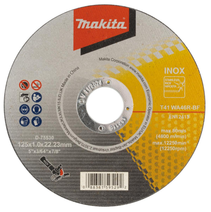 CUTTING DISC 125x1x22.23