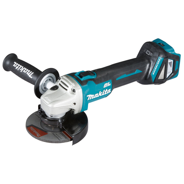 BATTERY BRUSHLESS ANGLE GRINDER MAKITA DGA511Z 18 V, WITHOUT BATTERY AND CHARGER, 125 mm