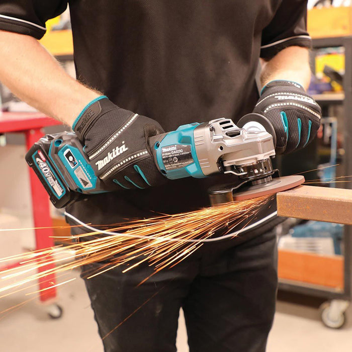 BATTERY BRUSHLESS ANGLE GRINDER MAKITA GA023GZ 40 V, WITHOUT BATTERY AND CHARGER, 125 mm