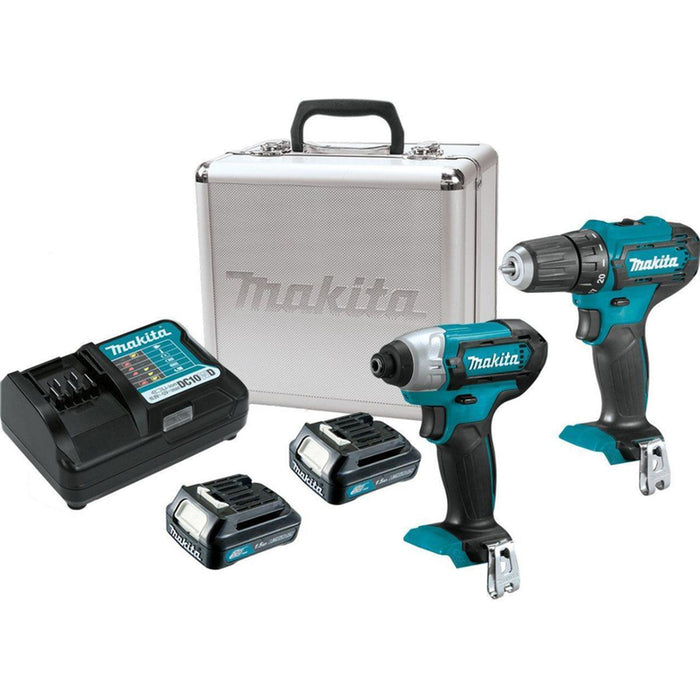 BATTERY KIT MAKITA CLX224X 12 V, NUMBER OF BATTERIES 2, 1.50 Ah, CASE