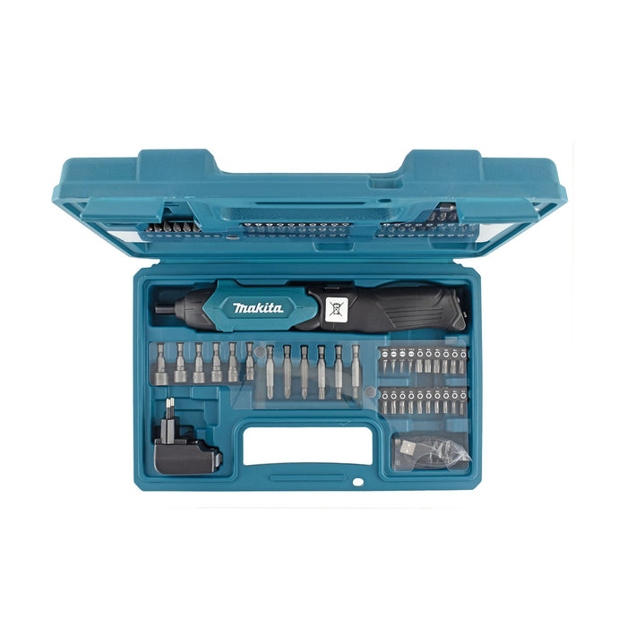 Makita DF001DW АКУМУЛАТОРНА ОТВЕРТКА С 81 НАКРАЙНИЦИ