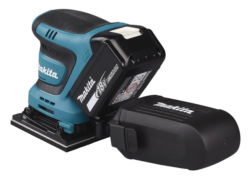 Makita DBO480Z portable sander Random orbital sander 14000 OPM Black, Blue 210 W