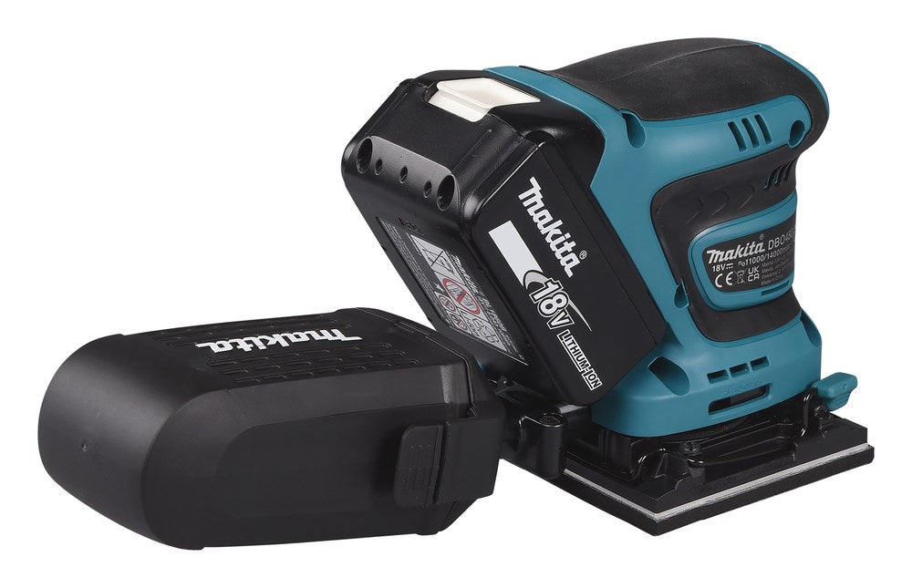 Makita DBO480Z portable sander Random orbital sander 14000 OPM Black, Blue 210 W