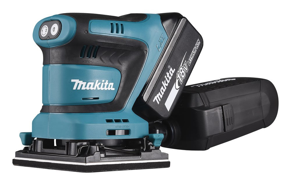 Makita DBO480Z portable sander Random orbital sander 14000 OPM Black, Blue 210 W