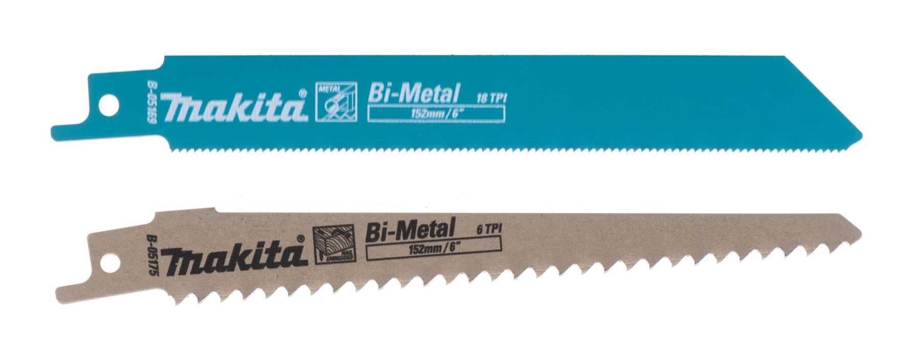 Makita DJR187Z 18V reciprocating sabre saw Blue, Black