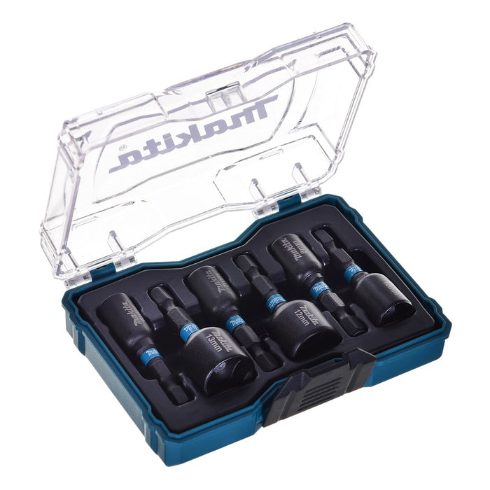 MAKITA ZESTAW NASADEK 1/4"  50mm 6szt. IMPACT BLACK