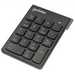 Manhattan Numeric Keypad Wireless (2.4GHz) USB-A Micro Receiver 18 Full Size Keys Black Membrane Key Switches Auto