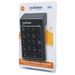 Manhattan Numeric Keypad Wireless (2.4GHz) USB-A Micro Receiver 18 Full Size Keys Black Membrane Key Switches Auto