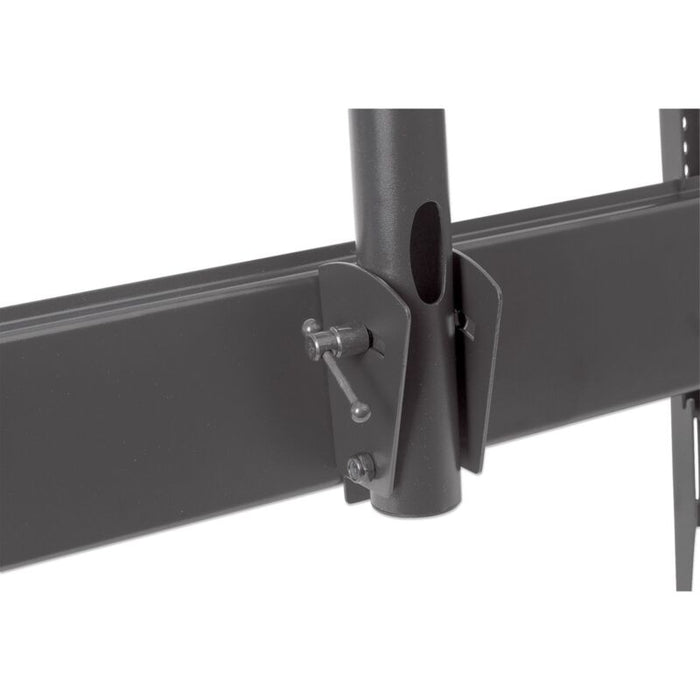 Manhattan TV & Monitor Mount, Ceiling, 1 screen, Screen Sizes: 37-75", Height: 105-156 cm, Black, VESA 200x200 to 800x400mm, Max 50kg, LFD, Lifetime Warranty
