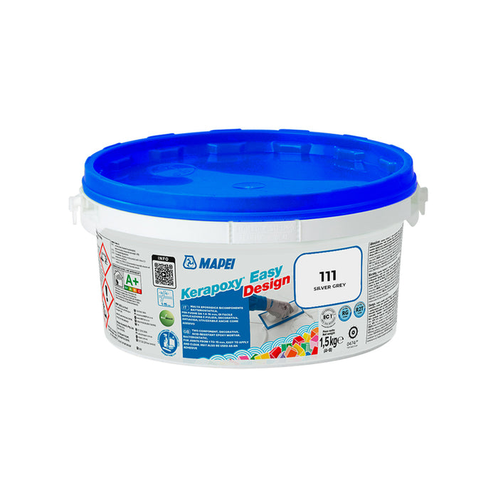 EPOXY GROUTING MIXTURE KERAPOXY EASY DESIGN MAPEI 111 SILVER GRAY