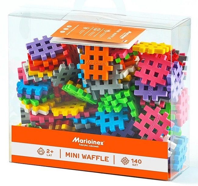 MARIOINEX Mini Waffle Building Blocks, 140 pieces