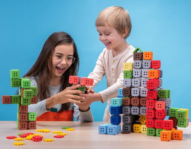 Marioinex Mini Waffle Building Blocks, 142 pieces
