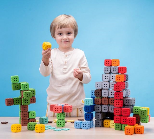 Marioinex Mini Waffle Building Blocks, 142 pieces