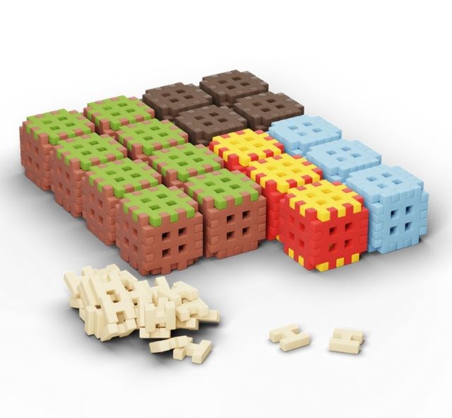 Marioinex Mini Waffle Building Blocks, 142 pieces