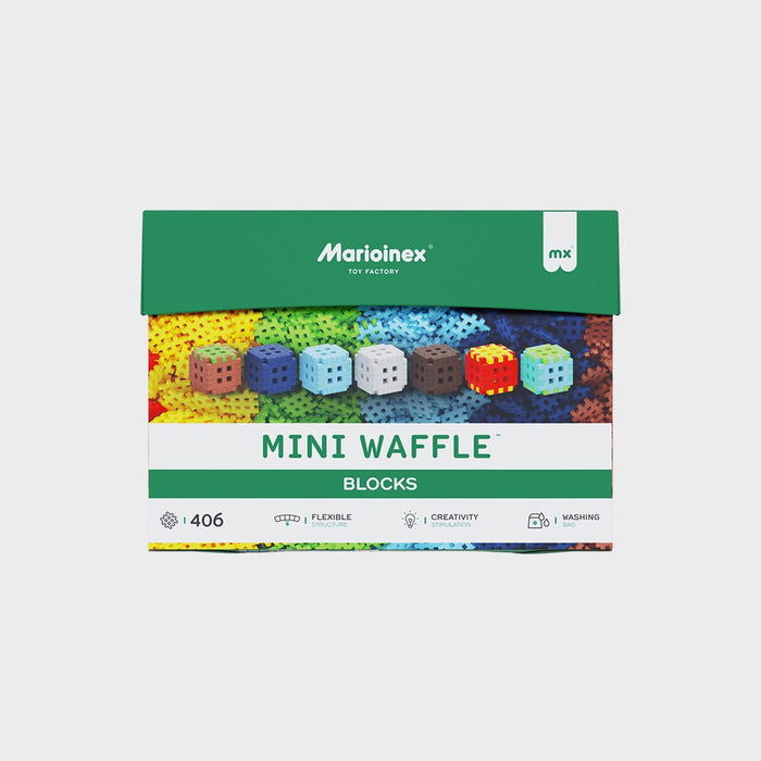 Marioinex Mini Waffle building blocks, 406 pieces