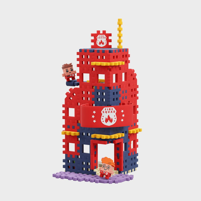Marioinex Mini Waffle Building Blocks – City: Fire Station, 280 pieces