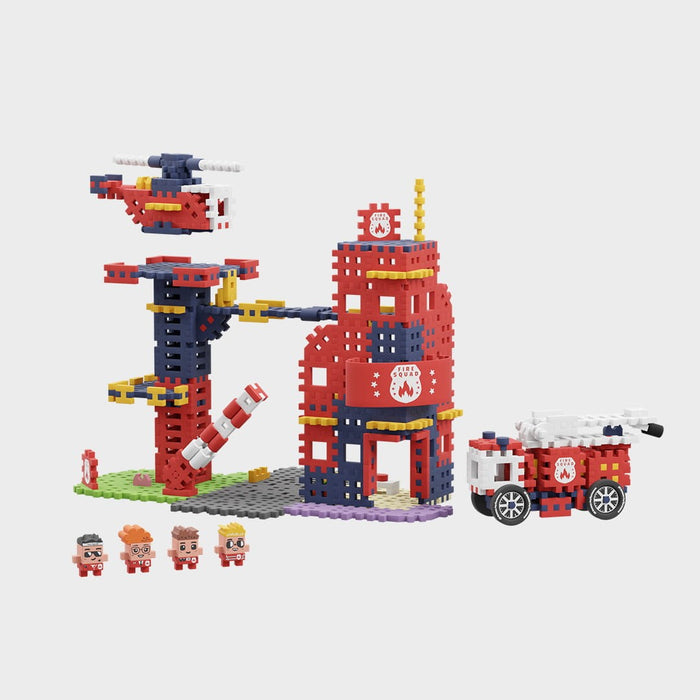 Marioinex Mini Waffle Building Blocks – City: Fire Station, 280 pieces