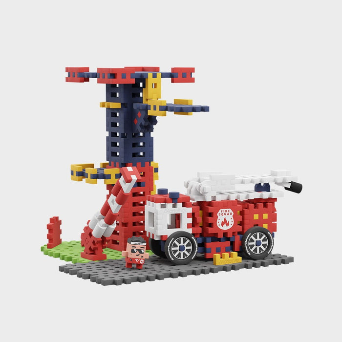 Marioinex Mini Waffle Building Blocks – City: Fire Station, 280 pieces