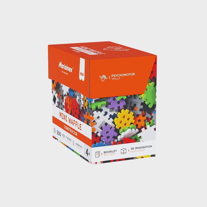 Marioinex Mini Waffle Building Blocks, 200 pieces