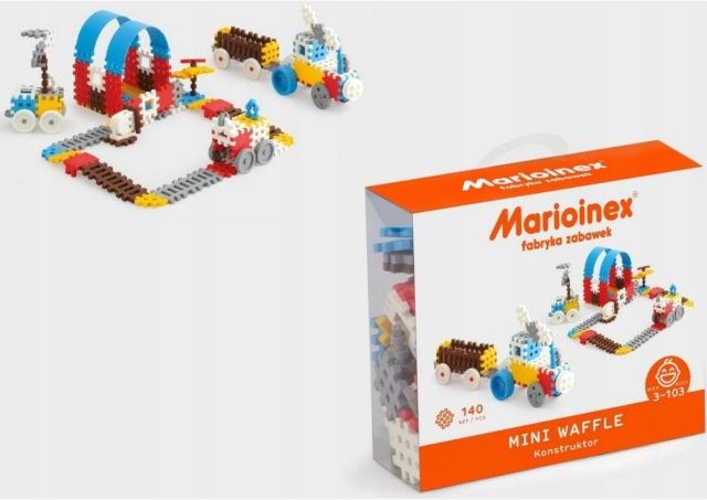 Marioinex Mini Waffle Building Blocks, 140 pieces