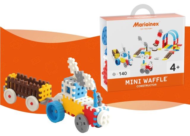 Marioinex Mini Waffle Building Blocks, 140 pieces