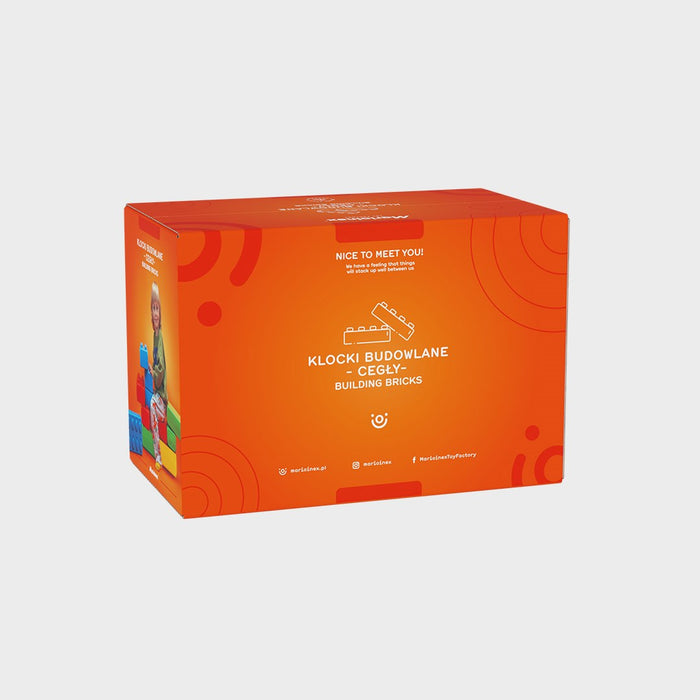 Marioinex ‘brick’ building blocks, 12 pieces