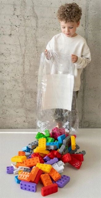 Marioinex ‘Junior Bricks’ building blocks, 110 pieces
