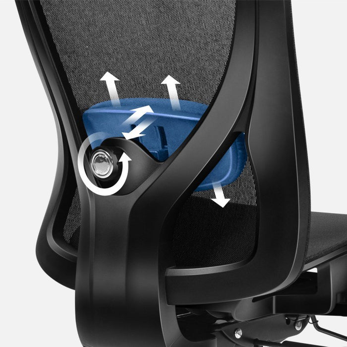 Expert 5.3 Black Mesh Swivel Chair
