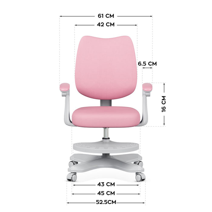 Junior 4.6 Pink swivel chair