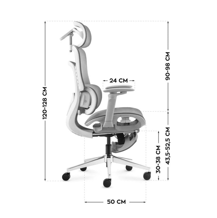 Visioner 8.3 Grey N office chair